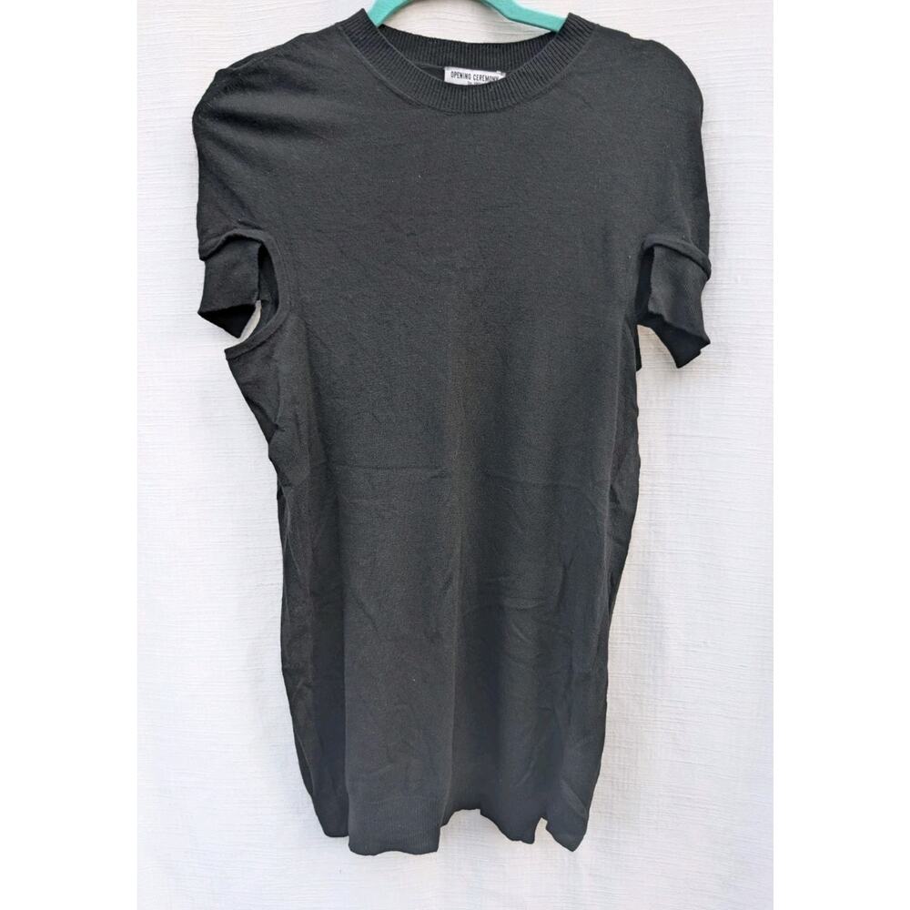 Opening Ceremony Women's‎ Dylan Drop Shoulder Tunic Dress Sz S NWT Black LBD